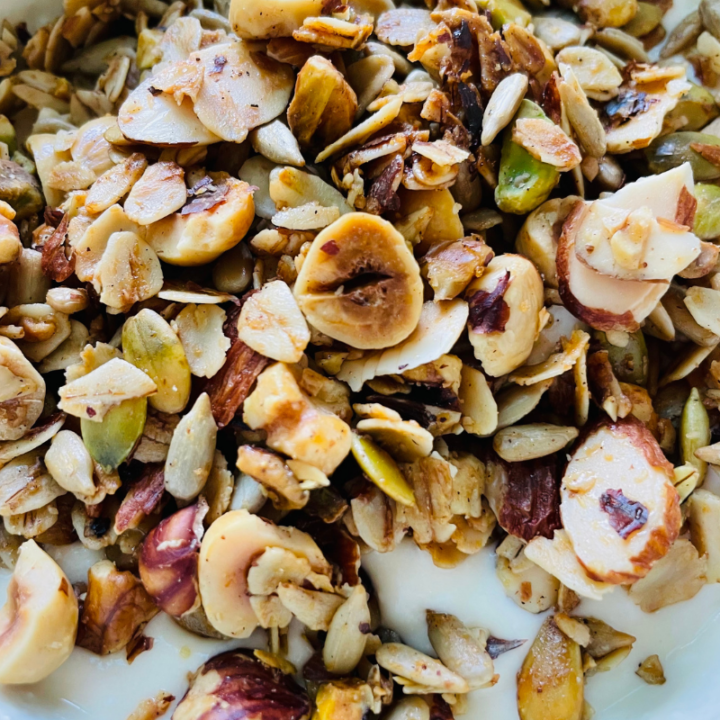 Simple and Homemade Nutty Granola