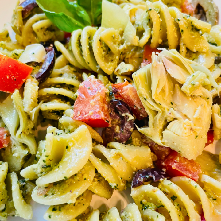 Mediterranean Pesto Pasta Salad